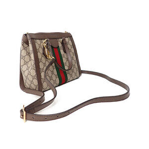 Gucci Ophidia GG Shoulder Supreme Bag Web Tote leather brown monogram